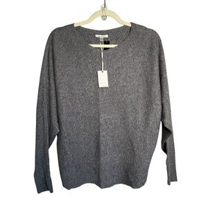 Vila Milano Dolman Sleeve Sweater Grey Size XL